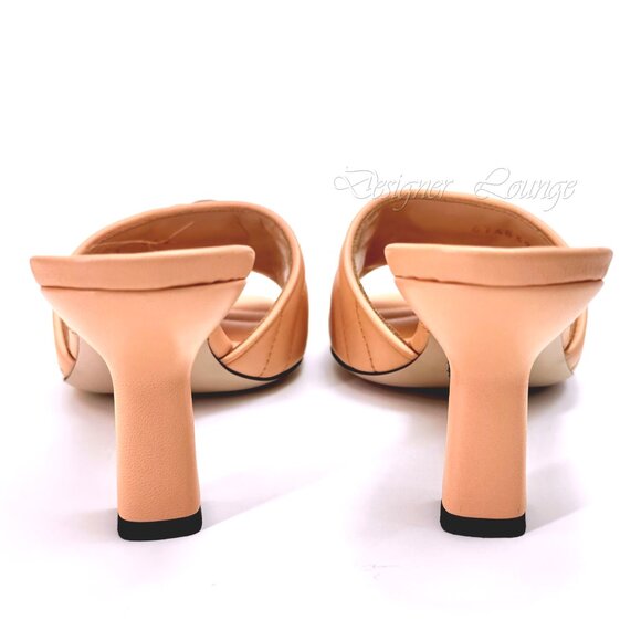 NEW GUCCI GG Marmont Matelasse Leather Mules Sandals Peachy Chic EU 39 US 9 Auth - Picture 6 of 12